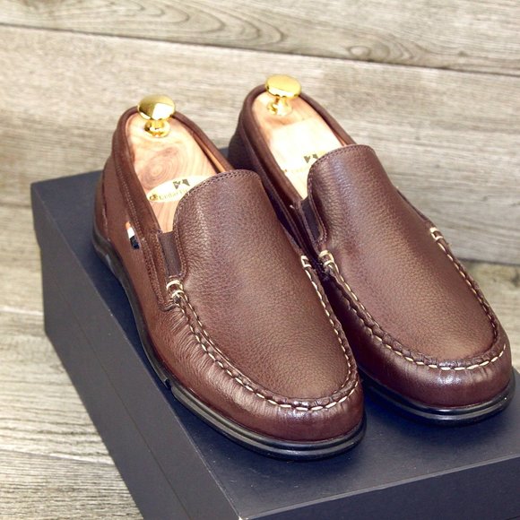 * NIB * $295 Allen Edmonds MILES Venetian Loafer 8 DBrown * add $15 new Trees